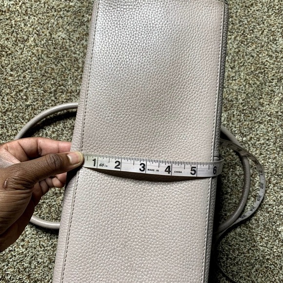 Kate Spade Leather Tan Beige Double Strap Chester Street Allyn Satchel Handbag - Picture 13 of 14